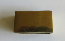 SOLID HEAVY CAST BRASS KEEPER - BELT LOOP - TO FIT 1" (25mm)  STRAP