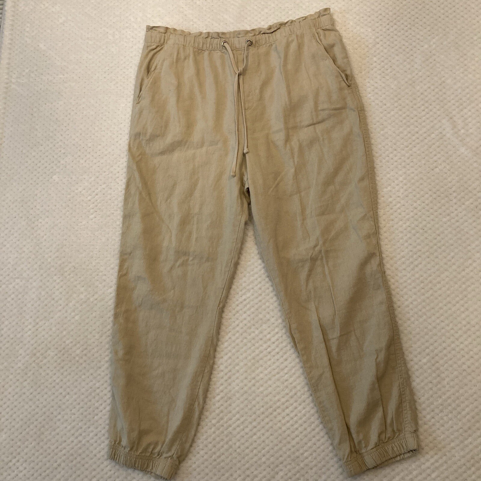 Social Standard by Sanctuary Joggers Solstice XXL Pants Ladies Linen Blend
