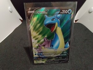 Lapras V 189/202 Sword & Shield NM Full Art Ultra Rare Pokemon Card NM
