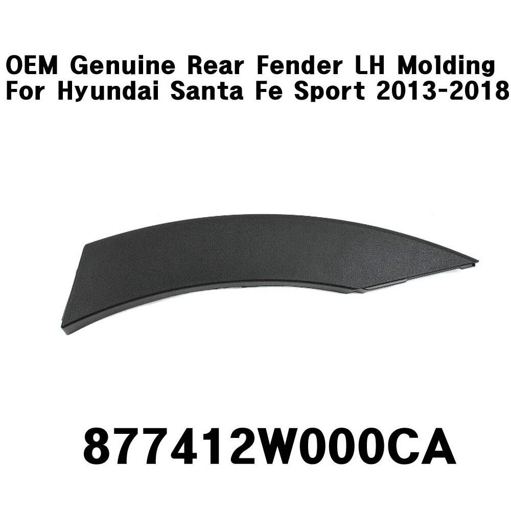 OEM 877412W000CA Rear Left Fender Molding For Hyundai Santa Fe