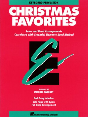 Essential Elements Christmas Favorites Keyboard Percussion Band Folios 000862516