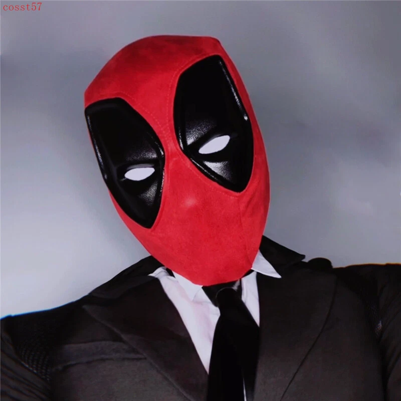 Deadpool & Wolverine Wade Wilson Cosplay Mask Halloween Movie Props Red Headgear - Image 4 of 4