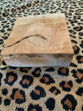 GORGEOUS FIGURED MAPLE 2X7X7 WOOD TURNING BLANK