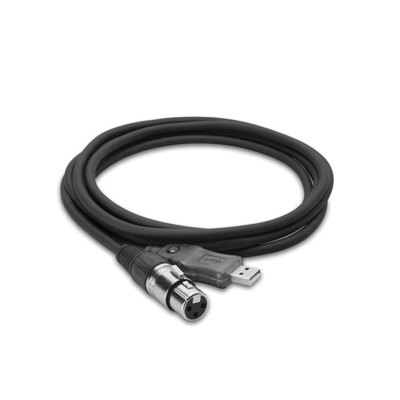 Hosa Technology Tracklink Microphone XLR Female to USB Interface Cable (10')