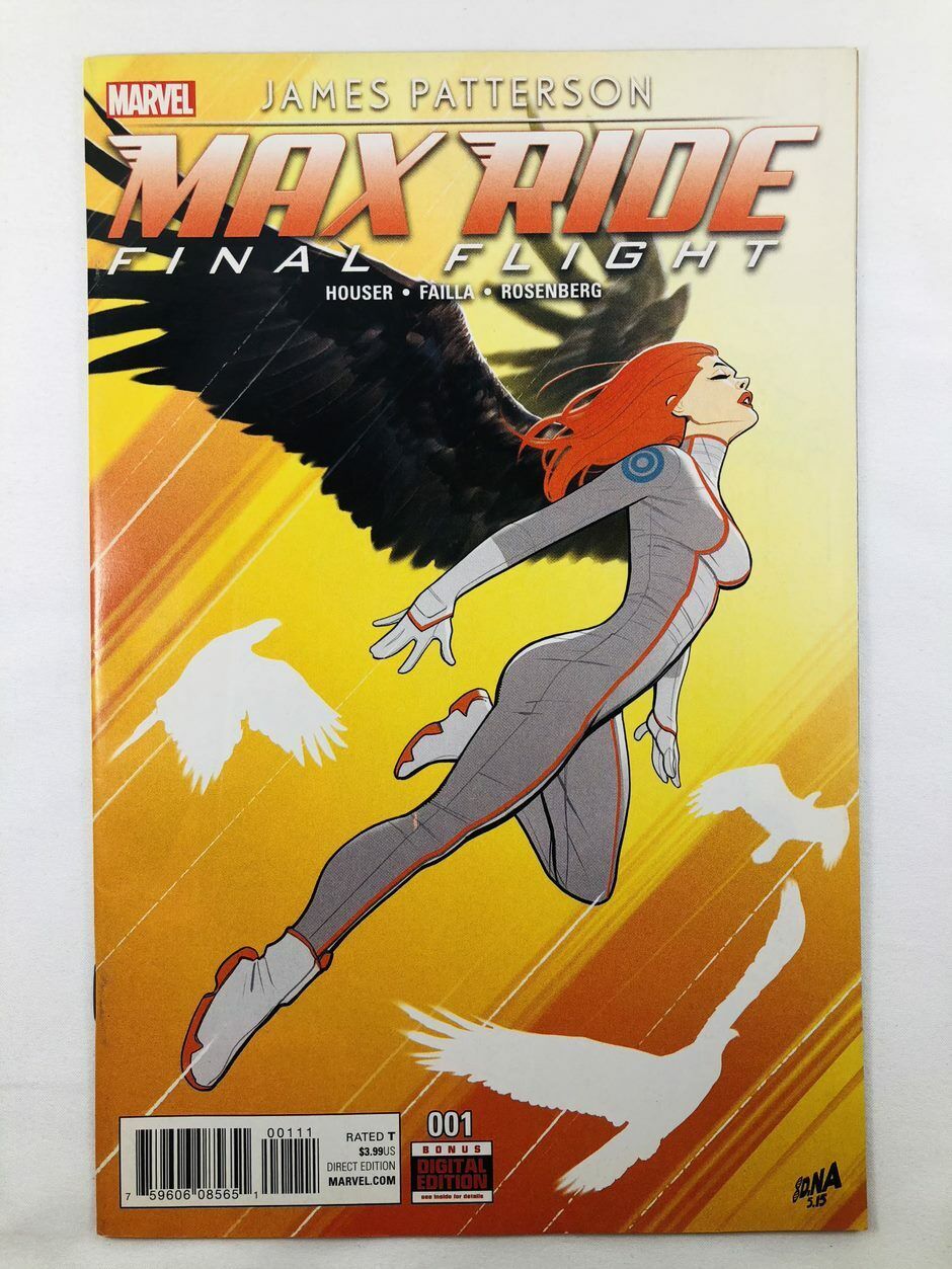 MAX RIDE, Final Flight #1 James Patterson (2017 MARVEL Comics)  Nakayama Cover