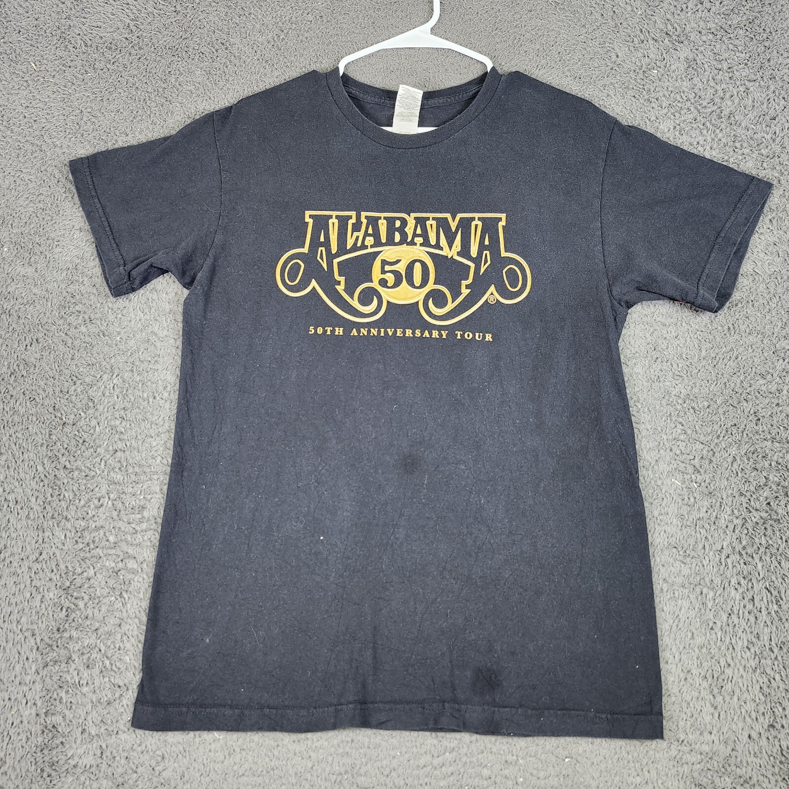 Wilie Nelson T-Shirt Men's M Blue Concert Tour Merchandise Band USA Big Logo