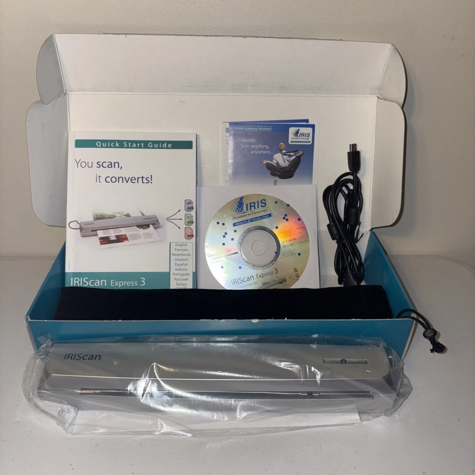 IRIScan Express 3 Portable Document Scanner & OCR Software - Image 3 of 4