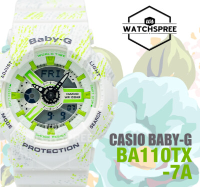 未使用品　BABY-G BA-110TX-7AJF Casio Baby-G BA-110 Series Sports Fashion Theme Watch