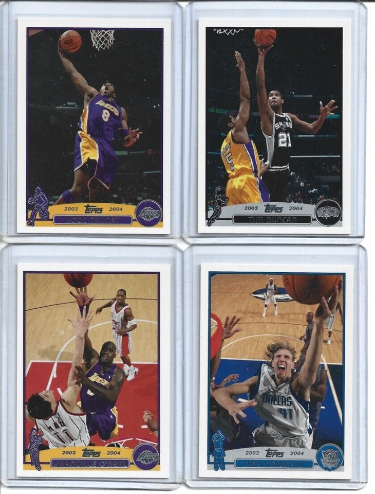 2003-04 Topps Basketball Near Complete Set 248/249-NO LeBRON ROOKIE-(Kobe/Shaq) - Image 3 of 4