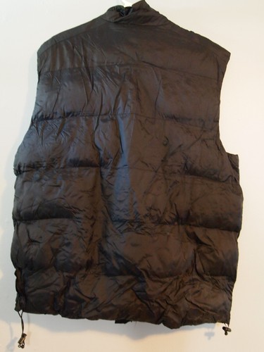 Athletech Athletic Puffer Puffy Vest Mens XL Black Winter Skiing Zip - Picture 2 of 4