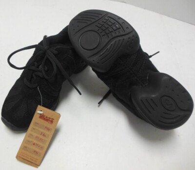 Sansha Dance Sneakers P40 Black many sizes Skazz Hi Step  Hip Hop  split sole