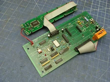 NOVATEC 07537 REV CIRCUIT BOARD WITH TAIWAN G.C. TIV-0, 202-H1-0M DISPLAY MODULE