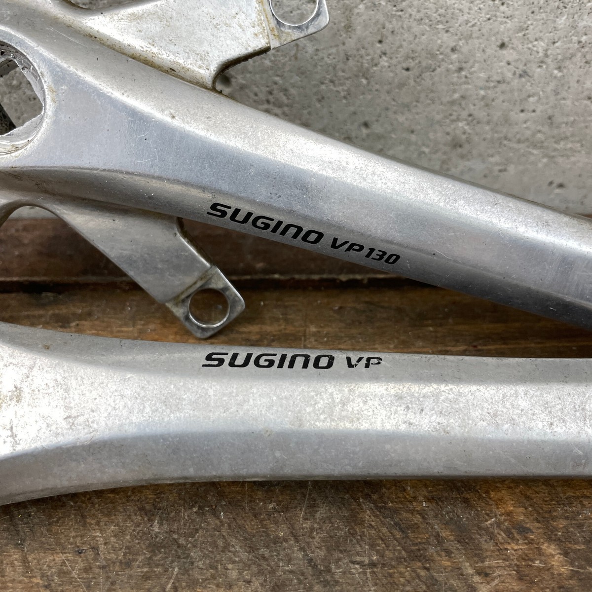 Vintage Sugino VP 130 Crank Set 170 mm 130 74 BCD Triple 9