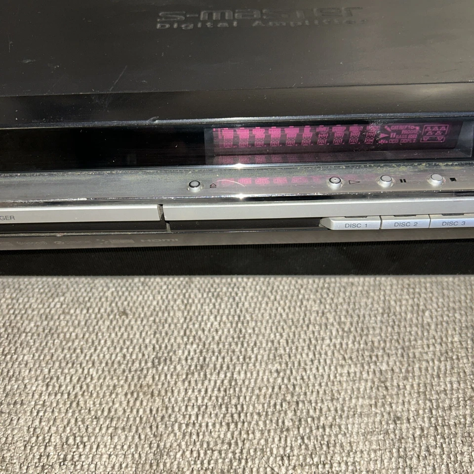 Sony DAV-HDX576WF Black DVD System Receiver Powers On Won’t Eject Parts/ Repair - Image 3 of 4