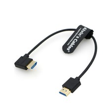 Ultra HD 8K HDMI 2.1 Cable Straight HDMI to Right Angle High Speed for Atomos