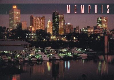 MEMPHIS ~ SKYLINE AND YACHT CLUB ~ GEBRAUCHT ~ VERSCHICKT