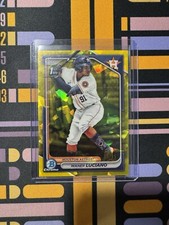 2024 1st Bowman Chrome Sapphire Waner Luciano YELLOW REFRACTOR /75  Astros