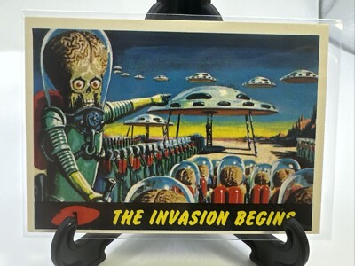 1994 Topps Mars Attacks! Deluxe Reissue The Invasion Begins #1