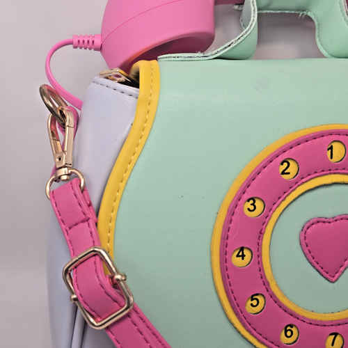 Bewaltz Ring Ring Phone Bag Multicolor Fun Purse Connects to Cell Phone - Picture 2 of 11
