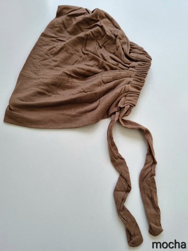 Modal Cap Soft Stretch Tube Cap Inner Hijab Underscarf Bonnet Tieback Chemo Cap - Picture 6 of 12