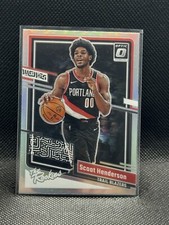 2023-24 Panini Donruss Optic Scoot Henderson The Rookies Holo RC #3
