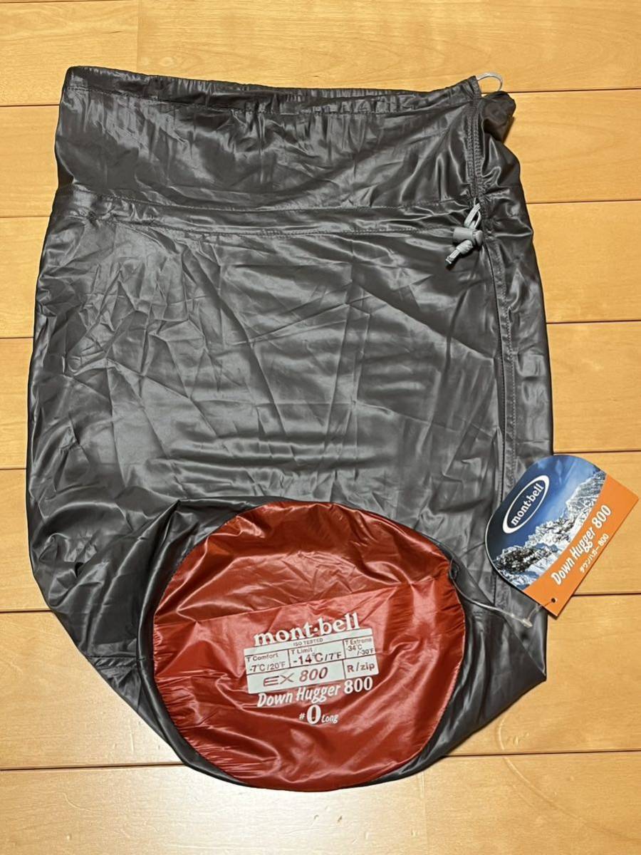 Mont-Bell Down Hugger 800 #0 Long Sleeping Bag w/Strenge Bag Mont-Bell Down Hugger 800 #0 Long Sleeping Bag w/Strenge Bag
