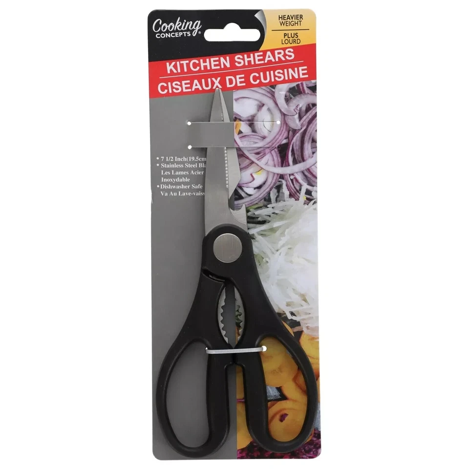 Set of 3 Heavyweight Stainless Steel Multi Purpose Kitchen Shears - Image 2 of 3