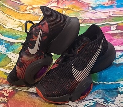 Nike Air Zoom SuperRep 2 Boys  Size 4 Sneaker Black Sea Glass CU6445 002 