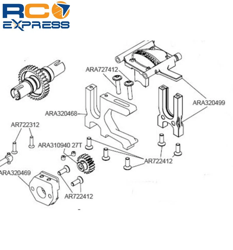 Hot Racing Arrma Limitless Steel Speed Run Spool Shaft AOR25T2 - Image 3 of 3