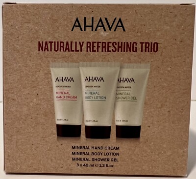 Ahava Naturally Refreshing Trio ***BRAND NEW***