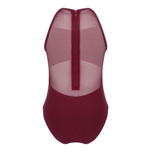 UK Kids Girls Lyrical Ballet Dance Dress Sleeveless Mesh Leotard Dance Costume - Picture 85 of 194
