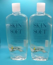 2 Avon Skin So Soft Original Bath Oil Large 25 Oz
