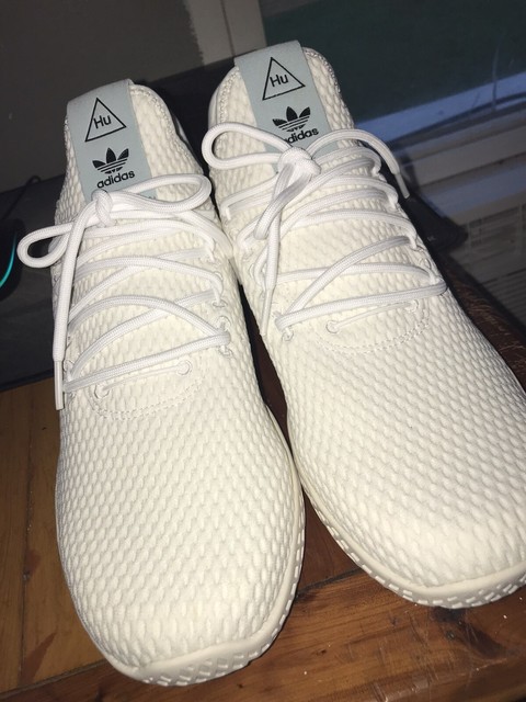 adidas pharrell williams tennis hu white green
