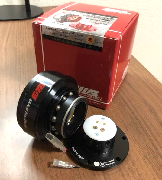 WorksBell RAPFIX II Black 103020 Quick Release Steering Boss NEW 