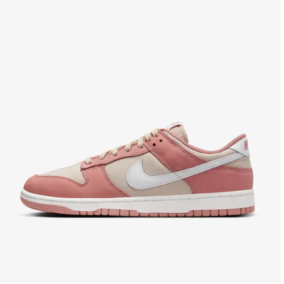 Nike Dunk Low Retro Premium Shoes 'Red Stardust' (FB8895-601