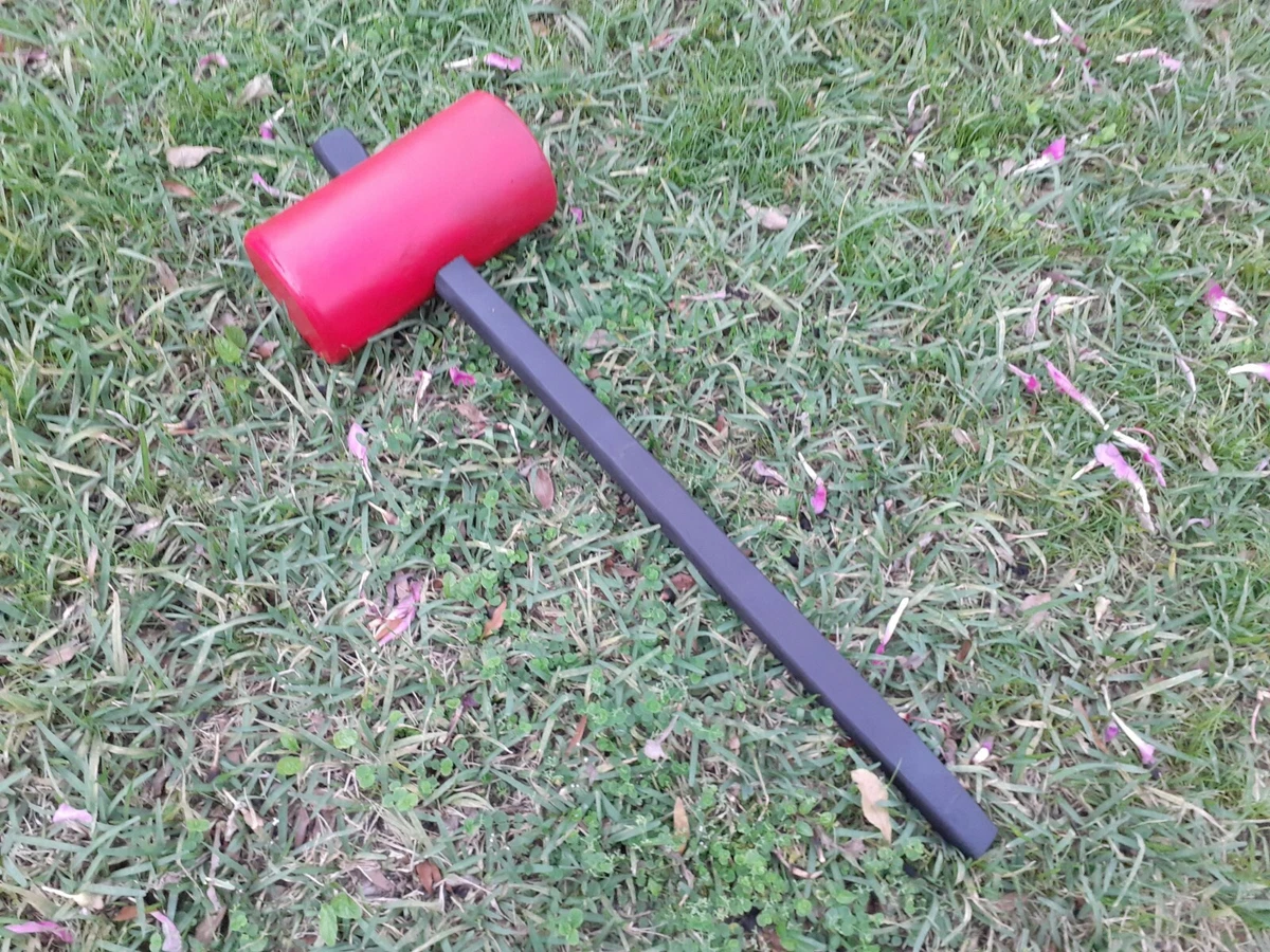 Handmade Eva Foam LARP Cosplay Fantasy 55inch Great Hammer Donkey Kong Mallet