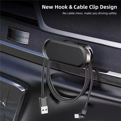 360° Rotating Magnetic Car Phone Holder With Zinc Alloy Non-Slip Car Tool-mx - Photo 8/18