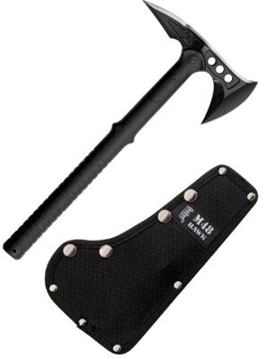 United Cutlery M48 Hawk Tactical 3.87'' Stainless Axe Head Black Rubber Handle