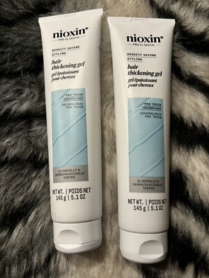 NIOXIN Density Defend Styling Hair Thickening Gel, 5.1 oz 2 Pack