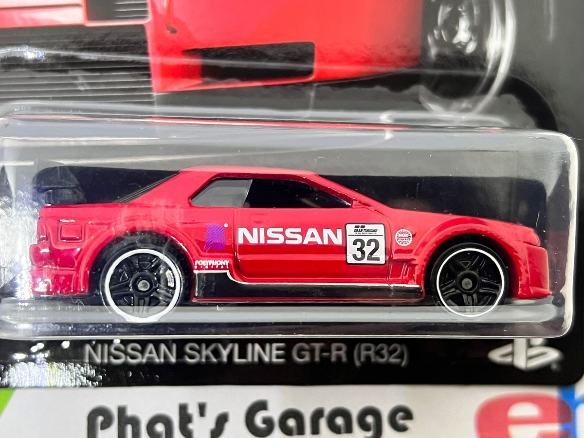 HOT WHEELS GRAN TURISMO NISSAN SKYLINE GT-R (R32) NEW RED 2015