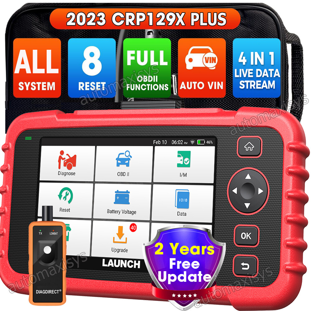 LAUNCH X431 CRP129X PLUS OBD2 Scanner All System Car Diagnostic Tool Code Reader