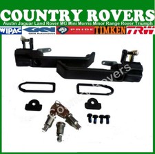 FRONT DOOR HANDLE REPAIR KIT & LOCKS LAND ROVER DEFENDER 90/110 LH & RH 87 > 01
