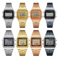 18mm Stainless Steel Watch Strap For Casio A-158/159/168/169 AE-1200/1300 AQ-230