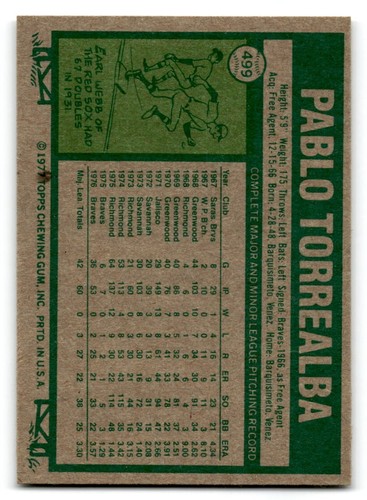 1977 Topps Baseball #251-500 EX/MT to NM You Choose Complete Your Set - Picture 495 of 495
