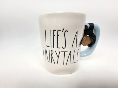 Rae Dunn Cinderella Mug Life's a Fairytale Disney Princess Coffee Castle Disney