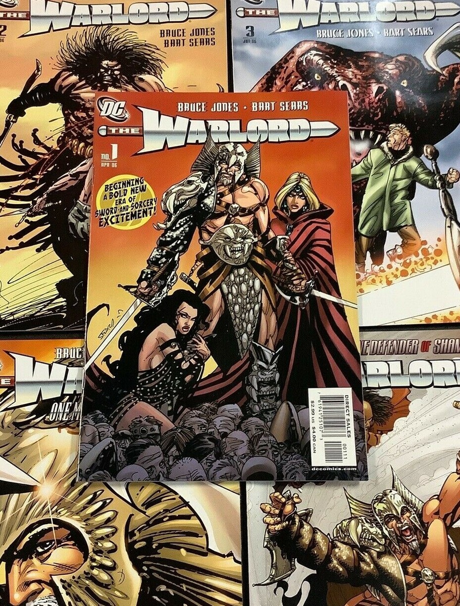 WARLORD #1 VOL 2006 TRAVIS MORGAN Comic Book LOT BRUCE JONES BART  SEARS
