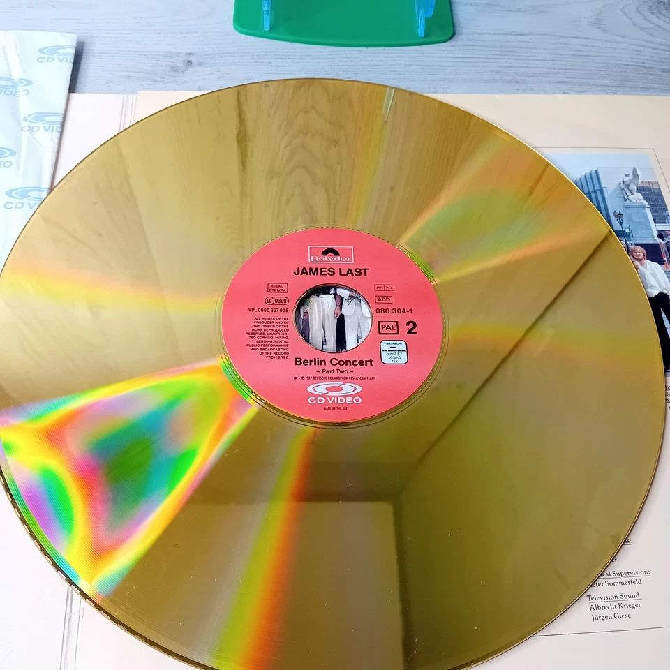 JAMES LAST BERLIN CONCERT CD VIDEO Music Vinyl LP Record - Rare Retro Music - Image 3 of 4