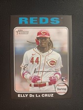 2024 Topps Heritage ***Mini*** Black Border /50 Elly De La Cruz RC #473
