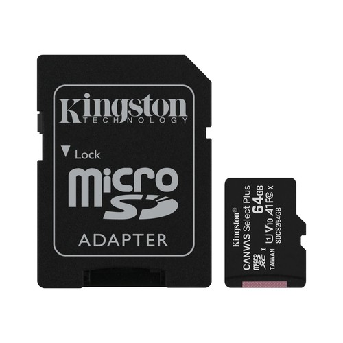 64GB Micro SD Memory Card Micro SDXC Kingston SD Adapter + USB - Picture 6 of 9