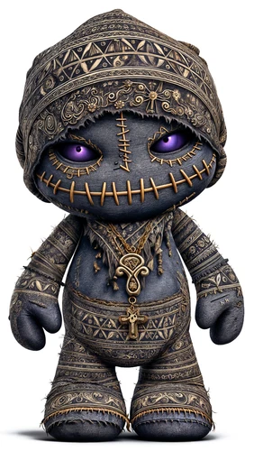 Voodoo Doll Black Magic Rituals Self Adhesive Sticker